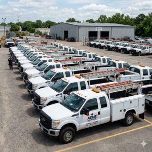 Commercial Fleet Oil Change Services On Location